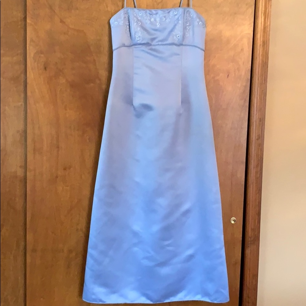 Periwinkle spaghetti strap dress